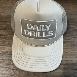 Daily Drills Tan Trucker Hat